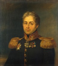 Portrait of Iosif K. Sokolovsky (1763 - after 1836), 1823. Creator: Workshop of George Dawe.