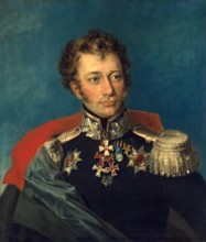 Portrait of Vasily D. Ilovaisky (1788-1860) (12th), 1824. Creator: Workshop of George Dawe.