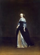 Portrait of Catarina van Leunink, 1663. Creator: Gerard Terborch II.