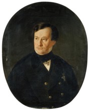 Portrait of A.P. Briullov, 1863. Creator: Leonid Vorotilkin.