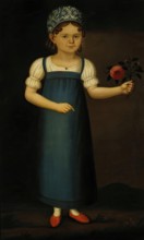 Portrait of Glafira Zimina, a Girl from a Merchant Family, 1825. Creator: Unknown.