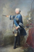 Portrait of Frederick II, King of Prussia, 1743. Creator: Antoine Pesne.