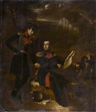 Portrait of the Durnovos, 1820. Creator: Benoît Charles Mitoire.
