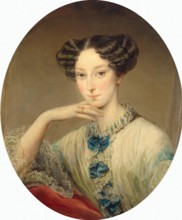 Portrait of Grand Duchess Maria Alexandrovna, 1850. Creator: Christina Robertson.