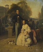 Family Portrait, 1840. Creator: Eugène Emmanuel Amaury-Duval.