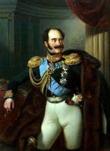 Portrait of Count Vladimir Adlerberg, 1851. Creator: Franz Kruger.