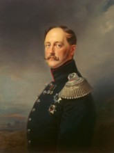 Portrait of Emperor Nicholas I, 1852. Creator: Franz Kruger.