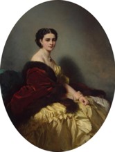 Portrait of Sophia Naryshkina, 1858. Creator: Franz Xaver Winterhalter.