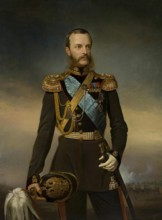 Portrait of Grand Duke Mikhail Nikolaevich, 1860. Creator: Georg von Bothmann.