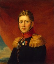 Portrait of Fyodor V. (Dietrich Jacob) Tijl van Seraskerken (1771-1826), 1824. Creators: George Dawe, Workshop of George Dawe.
