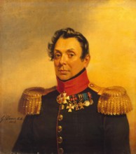 Portrait of Mikhail N. Ryleyev (1771-1831) (1st), 1824. Creator: George Dawe.