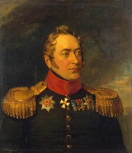 Portrait of Nikolai N. Khovansky (1777-1837), 1822. Creators: George Dawe, Workshop of George Dawe.