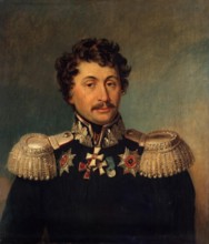 Portrait of Nikolai V. Ilovaisky (1772/73-1838) (5th), 1823. Creators: George Dawe, Workshop of George Dawe.