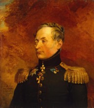 Portrait of Pavel I. Merlin (1769-1841/42), 1824. Creator: George Dawe.