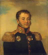 Portrait of Pyotr V. Denisyev (1766-1849), 1823. Creators: George Dawe, Workshop of George Dawe.