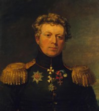 Portrait of Yevstafy Ye. Staden (1774-1845), 1822. Creators: George Dawe, Workshop of George Dawe.