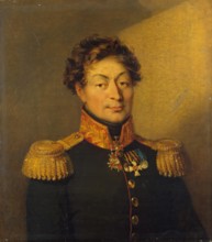 Portrait of Mikhail M. Volkov (1776-1820), 1822. Creators: George Dawe, Workshop of George Dawe.