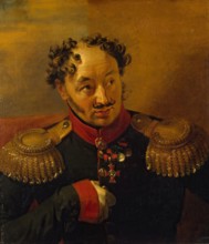Portrait of Alexander N. Ryleyev (1778-1840) (2nd), 1822. Creators: George Dawe, Workshop of George Dawe.