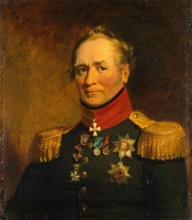 Portrait of Fyodor F. Oerthel (1767/68-1825), 1823. Creators: George Dawe, Workshop of George Dawe.