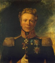 Portrait of Ivan A. (Johann Georg) von Lieven (1775-1848), 1822. Creators: George Dawe, Workshop of George Dawe.