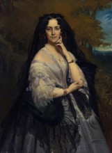 Portrait of Princess Zinaida I. Yusupova, 1864. Creator: Gerasim Kadunov.