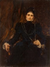 Portrait of Marina Derviz, 1899. Creator: Jean Joseph Benjamin Constant.