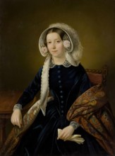 Portrait of the Mother of Kobylinsky, Member of the State Council, 1849. Creator: Morten Thrane Brunnich.