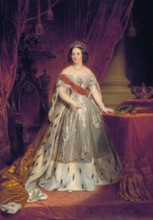 Portrait of Grand Princess Anna Pavlovna, 1850. Creator: Nicaise de Keyser.