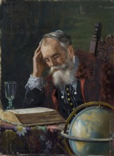 Portrait of Vasco da Gama, 1950. Creator: Oskar Freiwirth-Lutzow.
