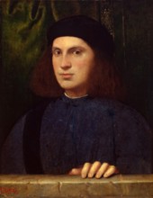 Portrait of a Young Man, 1515. Creator: Bonifacio de' Pitati.