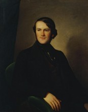 Portrait of Baron Alexander Stieglitz, 1844. Creator: Charles Auguste Guillaume Steuben.