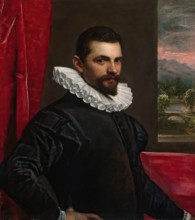 Portrait of a Man (Francesco Bassano?), 1587. Creator: Domenico Tintoretto.