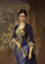 Portrait of Maria Rayevskaya, 1879. Creator: Ivan Makarov.