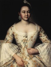 Portrait of S.S. Yakovleva, 1760. Creator: Ivan Vishnyakov.