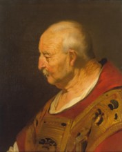 Head of a Bald Old Man in Profile, 1635. Creator: Jacob Adriaensz. Backer.