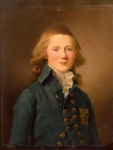 Portrait of Grand Duke Alexander Pavlovich, 1792. Creator: Jean Louis Voille.