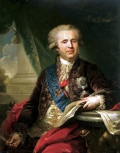 Portrait of Prince Bezborodko A.A., 1794. Creator: Johann Baptist Lampi I.