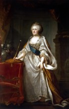 Portrait of Catherine II, 1794. Creator: Johann Baptist Lampi I.
