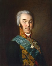 Portrait of Count Nikolay Sheremetev, 1799. Creator: Nikolay Argunov.
