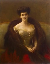 Portrait of Countess Gogonfelsen (Princess Olga Paley), 1902. Creator: Pascal Adolphe Jean Dagnan-Bouveret.