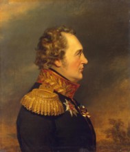 Portrait of Ivan N. (Magnus Gustav) Essen (1758/59-1813), 1822. Creator: Workshop of George Dawe.