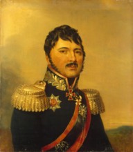 Portrait of Vasily T. Denisov (1777-1822), 1822. Creator: Workshop of George Dawe.