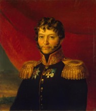 Portrait of Nikolai F. Titov (1758/59-1822), 1830. Creator: Workshop of George Dawe.