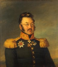 Portrait of Ivan A. Khrushchyov (1774-1824), 1822. Creator: Workshop of George Dawe.
