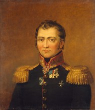 Portrait of Semyon Kh. Stavrakov (1763/64-1819), 1823. Creator: Workshop of George Dawe.