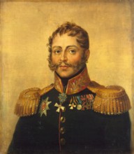 Portrait of Alexander I. Markov (1781-1844) (2nd), 1823. Creator: Workshop of George Dawe.