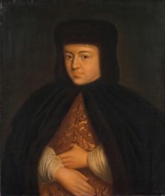 Portrait of Tsarina Natalia Naryshkina, late 18th-1st  half of 19th century. Creator: Unknown.