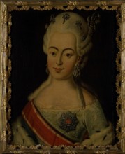 Portrait of Grand Duchess Natalya Alexeyevna, Second half of 18th century. Creator: Unknown.