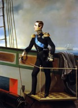 Portrait of Grand Duke Konstantin Nikolayevich, 1848. Creator: Georg von Bothmann.