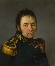 Portrait of Russian Navigator, Captain I Rank Vasily M Golovnin (1776-1831), 1815. Creator: Orest Kiprensky.